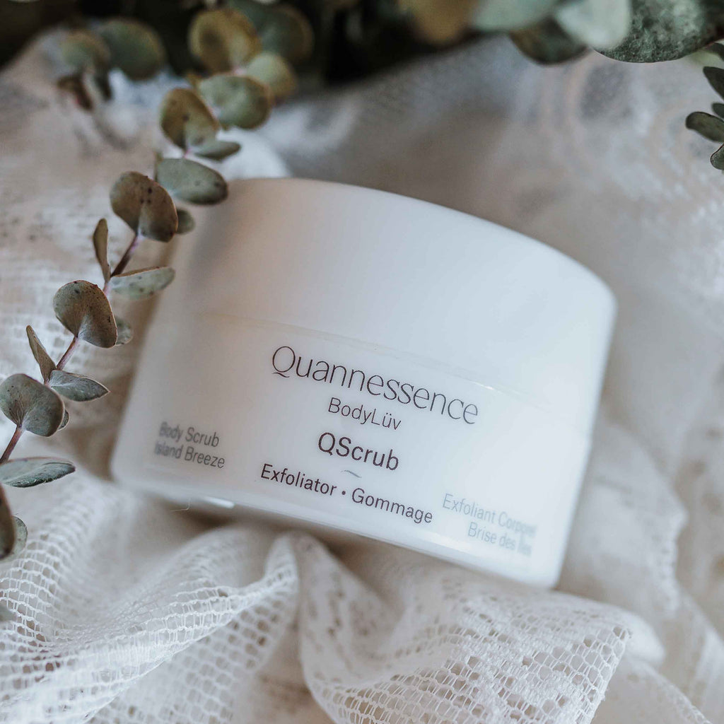 Quannessence Skincare, BodyLüv Collection, professional skincare, Holistic Beauty, Made in Canada, Naturally Sourced, Active ingredients, women-owned, Body, Moisturizer, Lotion, Cream, Scrubs,