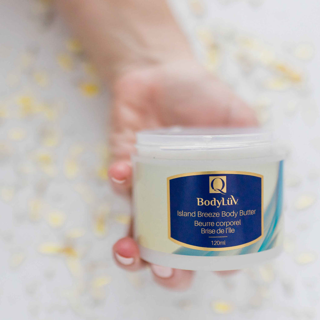 Body Butter Cream, BodyLüv by Quannessence, Made in Canada, Skincare, Holistic Beauty, Face, Body, Moisturizer, Lotion, Cream, Jar