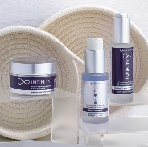 Quannessence honours the gift of aging through eternal beauty with its age-softening collection which features innovative serums and moisturizers.
