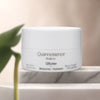 Quannessence Skincare, BodyLüv Collection, professional skincare, Holistic Beauty, Made in Canada, Naturally Sourced, Active ingredients, women-owned, Body, Cream, Moisturizer, QButter, Body Butter Cream, white jar with green plant display