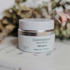Quannessence Skincare, professional skincare, Holistic Beauty, Made in Canada, Naturally Sourced, Active ingredients, women-owned, Face, Moisturizer, Lotion, Cream, QBreakout, BREAKOUT FX FACE LOTION, white jar, on counter