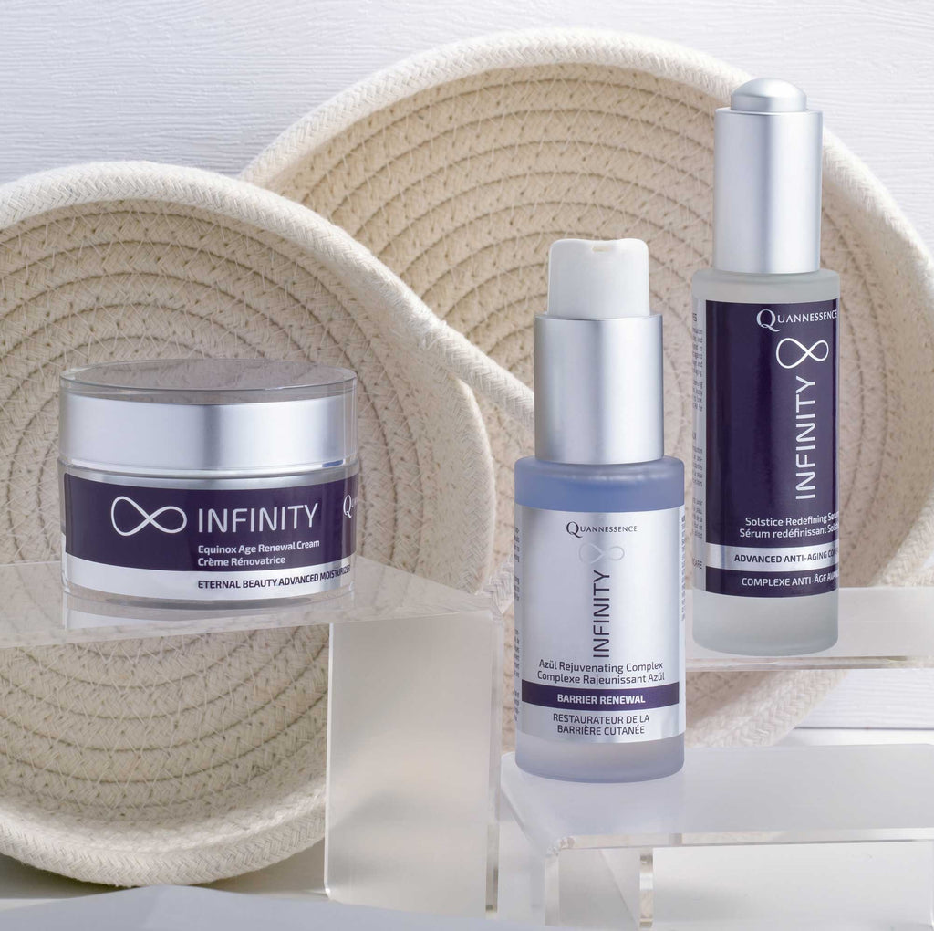 Quannessence honours the gift of aging through eternal beauty with its age-softening collection which features innovative serums and moisturizers.
